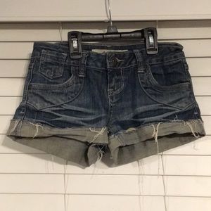 Denim Short Shorts